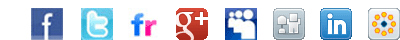 facebook, twitter, google+, my space